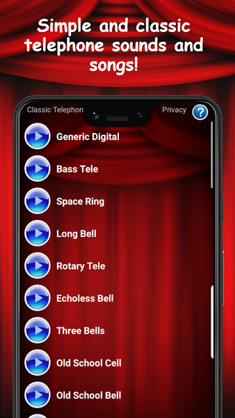 Classic Telephone Ringtones - عکس برنامه موبایلی اندروید