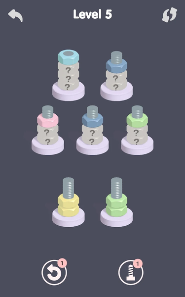 Color Sort : Nuts Mania - عکس بازی موبایلی اندروید