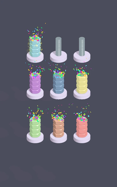 Color Sort : Nuts Mania - عکس بازی موبایلی اندروید