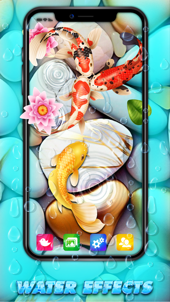 Fish Live Wallpaper HD 8K - Image screenshot of android app