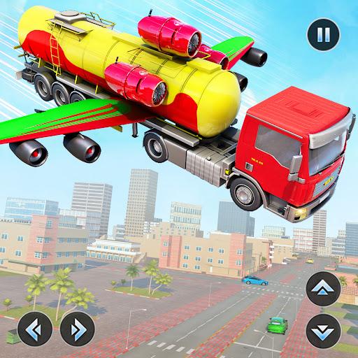 Flying Truck Simulator Games! - Gameplay image of android game