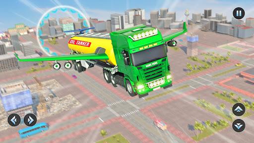 Flying Truck Simulator Games! - Gameplay image of android game