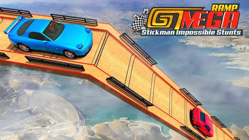 GT Mega Ramp Stickman Impossible Stunts - Gameplay image of android game