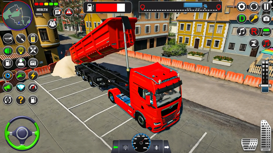 Indian Truck Driving 3D Lorry - Gameplay image of android game