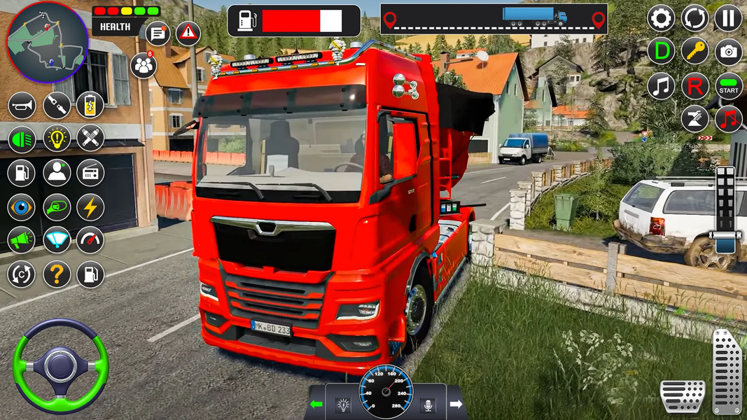 Indian Truck Driving 3D Lorry - Gameplay image of android game