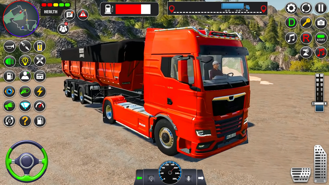 Indian Truck Driving 3D Lorry - Gameplay image of android game