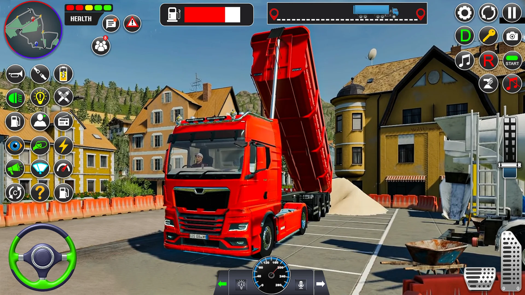 Indian Truck Driving 3D Lorry - Gameplay image of android game