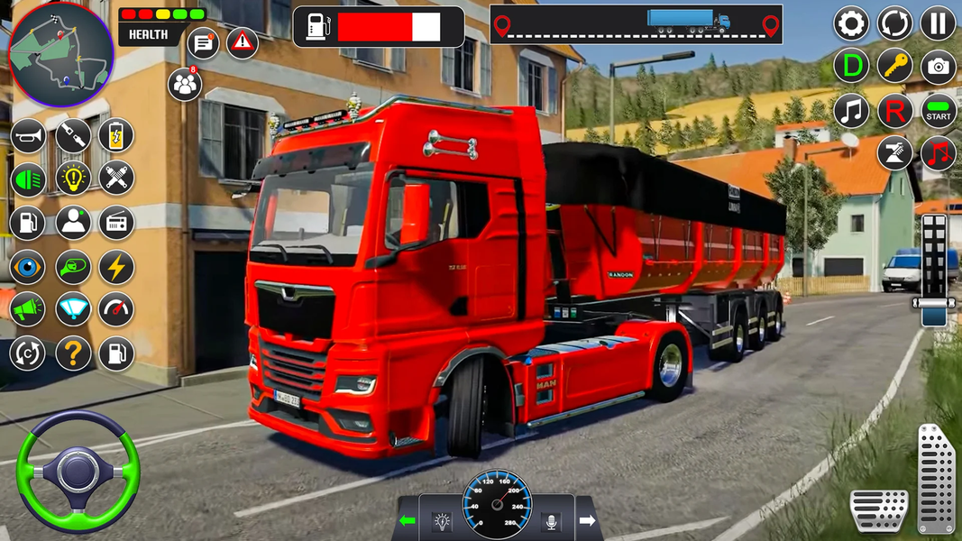Indian Truck Driving 3D Lorry - Gameplay image of android game