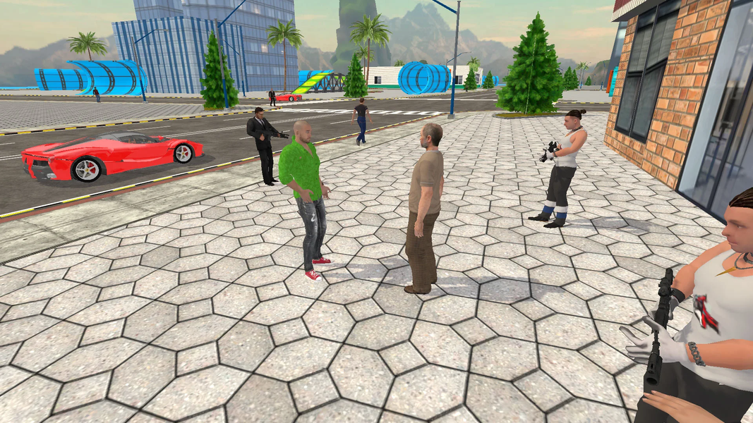 Crime Streets 3D Gangster Game - Gameplay image of android game