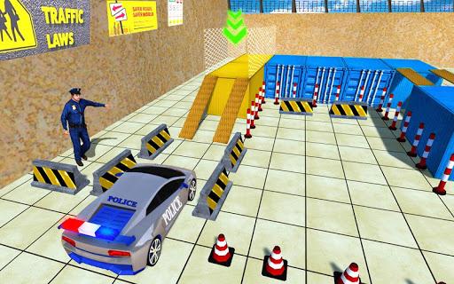 NYPD Police Car Parking Game - Gameplay image of android game