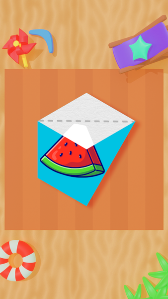 Paper Fold: Paper Folding Game - Gameplay image of android game
