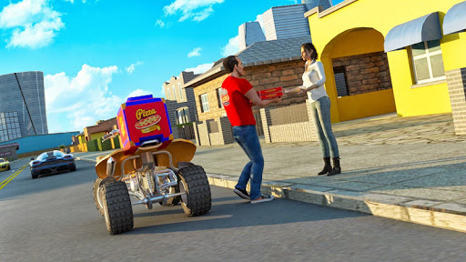 ATV Pizza Bike Rider Delivery Boy - Image screenshot of android app