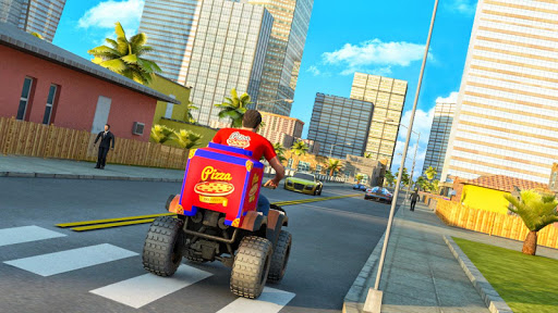 ATV Pizza Bike Rider Delivery Boy - Image screenshot of android app