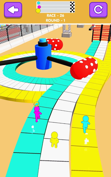 Stickman Run: Racing Rivals - Gameplay image of android game