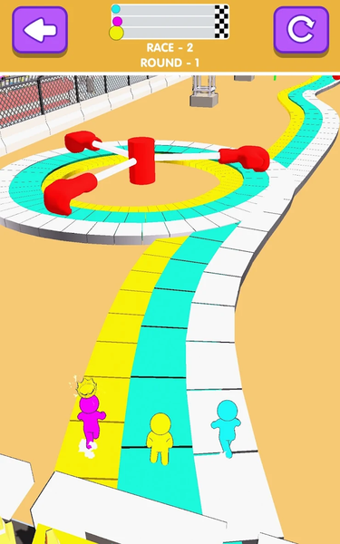 Stickman Run: Racing Rivals - Gameplay image of android game