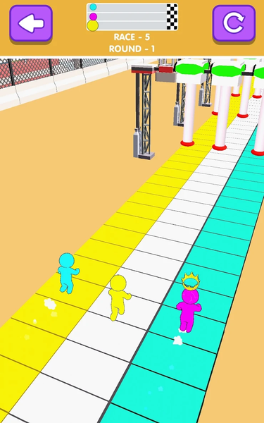 Stickman Run: Racing Rivals - Gameplay image of android game
