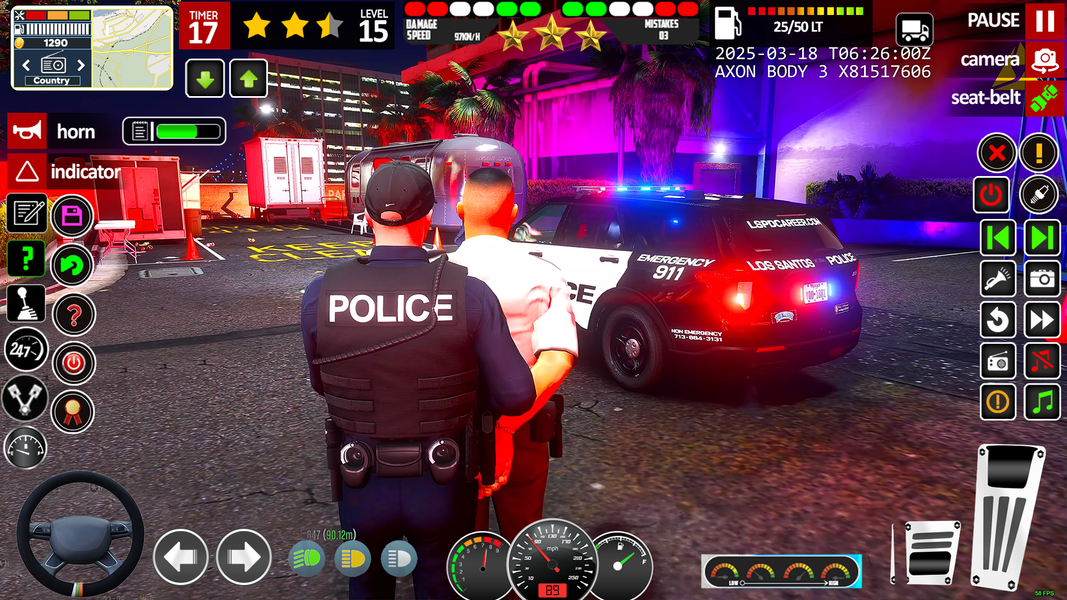 City Police Car Chase ۳d Games - عکس بازی موبایلی اندروید