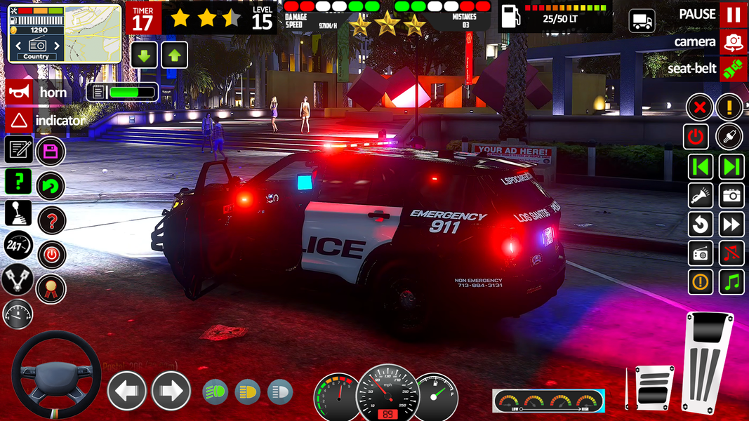City Police Car Chase ۳d Games - عکس بازی موبایلی اندروید