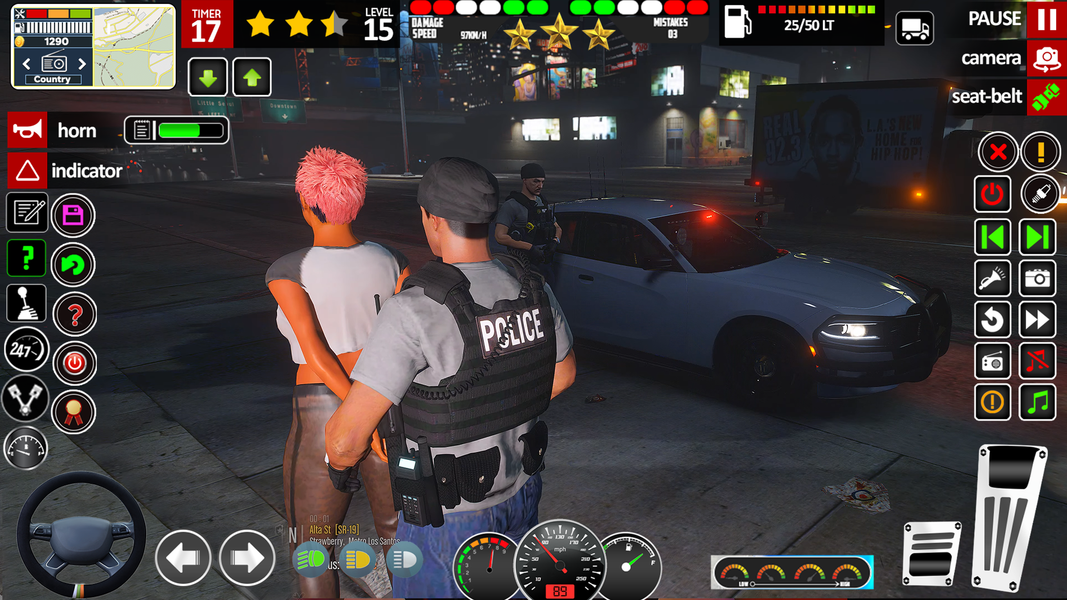 City Police Car Chase ۳d Games - عکس بازی موبایلی اندروید