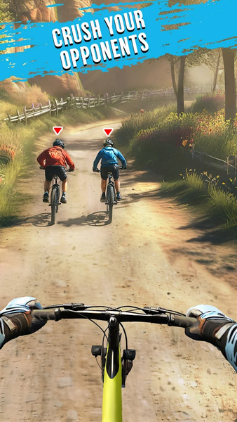 Offroad BMX Cycle:Bicycle Game - Gameplay image of android game