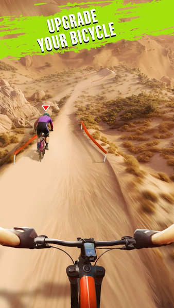 Offroad BMX Cycle:Bicycle Game - Gameplay image of android game