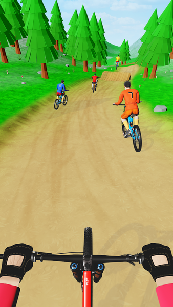 Offroad BMX Cycle:Bicycle Game - Gameplay image of android game