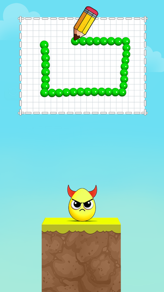 Draw to Break Angry Eggs - Gameplay image of android game