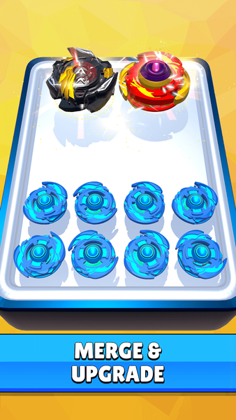 Spinner Battle: Merge Master - Gameplay image of android game