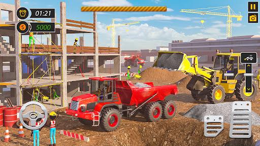 Airport Construction JCB Games - Image screenshot of android app