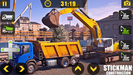 Builder City Construction Game - Gameplay image of android game