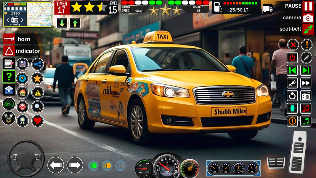 Taxi Driving Game 3D Taxi Game - عکس بازی موبایلی اندروید