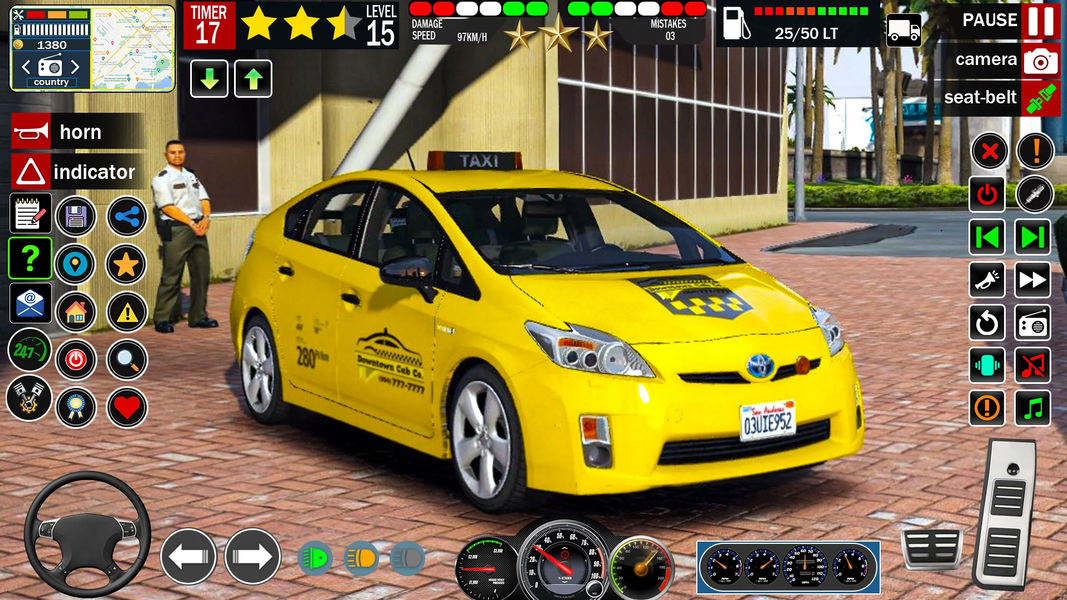 Taxi Driving Game 3D Taxi Game - عکس بازی موبایلی اندروید
