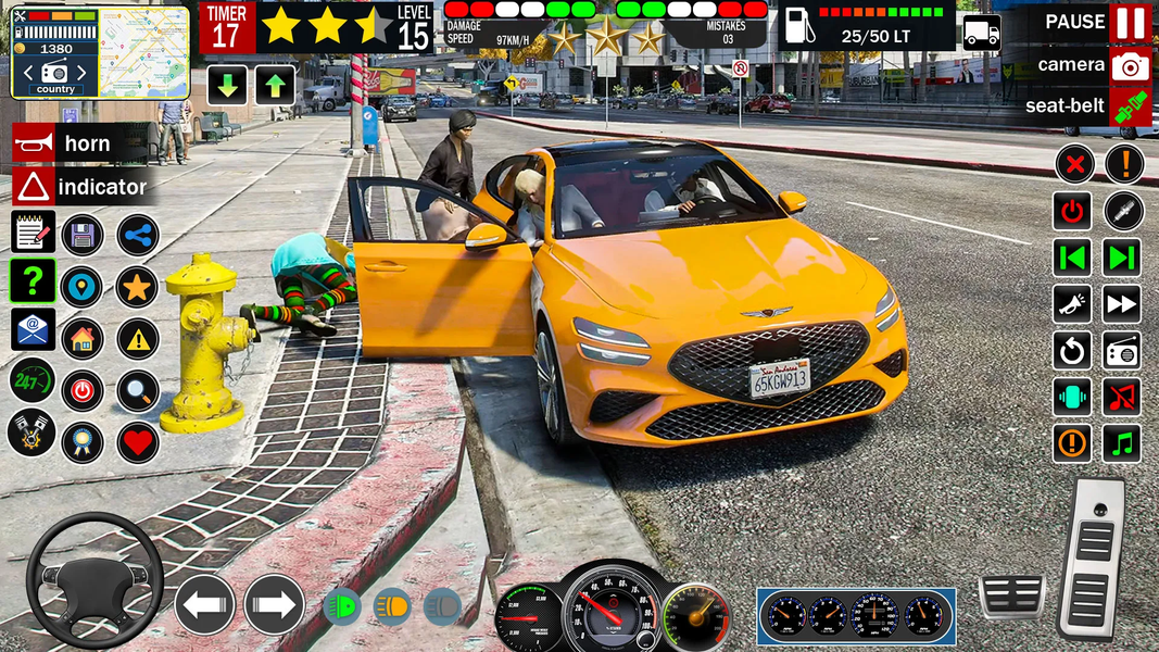 Taxi Driving Game 3D Taxi Game - Gameplay image of android game