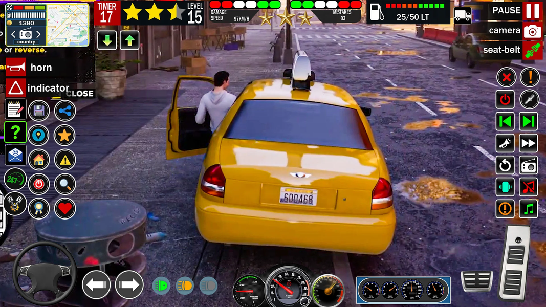 Taxi Driving Game 3D Taxi Game - Gameplay image of android game