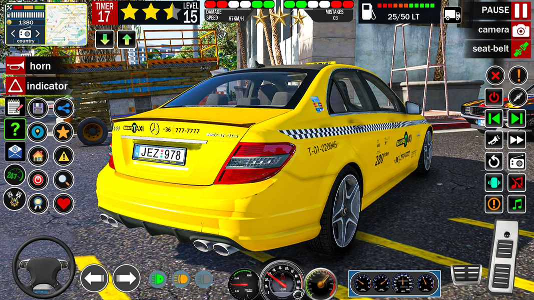 Taxi Driving Game 3D Taxi Game - Gameplay image of android game