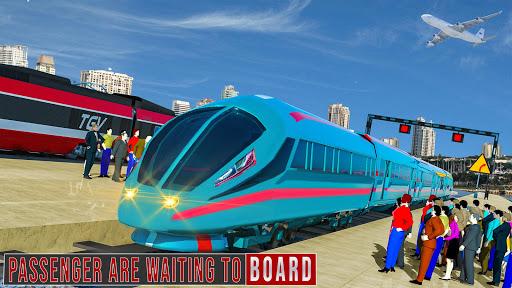 Euro Train Passenger Driving Simulator - Gameplay image of android game