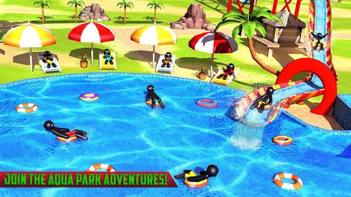 Water Slide Stickman Fun Park - Image screenshot of android app