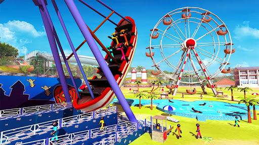 Water Slide Stickman Fun Park - عکس بازی موبایلی اندروید