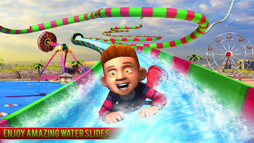 Kids Water Adventure 3D Park - Gameplay image of android game