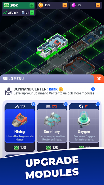 Idle Space Station - Tycoon - Image screenshot of android app