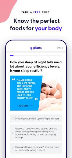 G-Plans: Customized Nutrition - عکس برنامه موبایلی اندروید