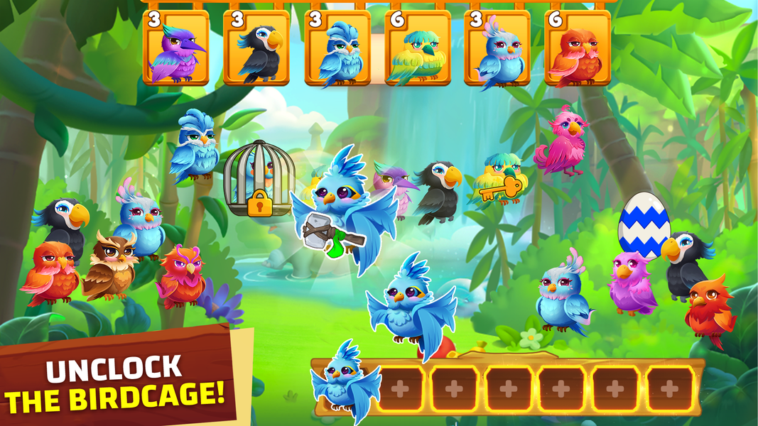 Bird Sort Match Triple - Gameplay image of android game