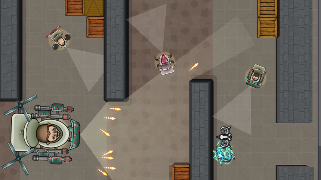 Hero vs Monster: Toilet Fight - Gameplay image of android game
