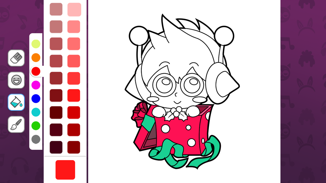 Horror Coloring: Draw Color - Gameplay image of android game