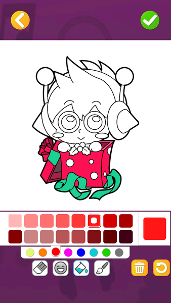 Horror Coloring: Draw Color - Gameplay image of android game