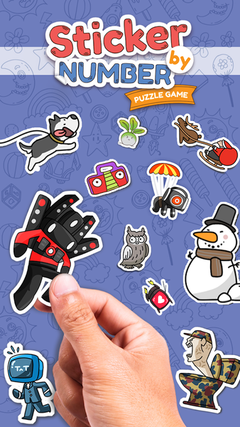 Sticker By Number: Puzzle Game - عکس بازی موبایلی اندروید