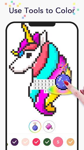 Pixel Art Book-Color By Number - عکس بازی موبایلی اندروید