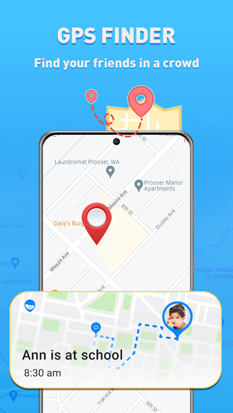 GPS Tracker Family Location - Image screenshot of android app