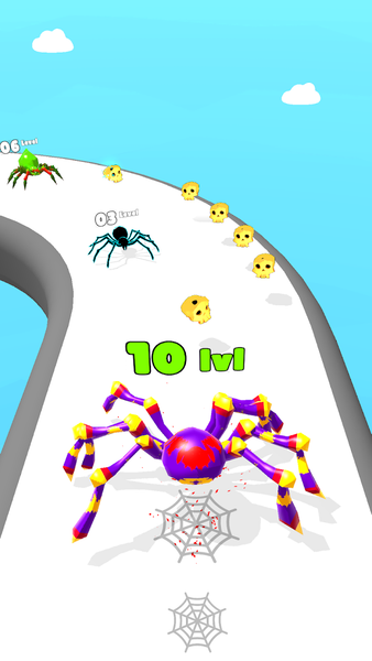 Insect Run - Spider Evolution - Gameplay image of android game