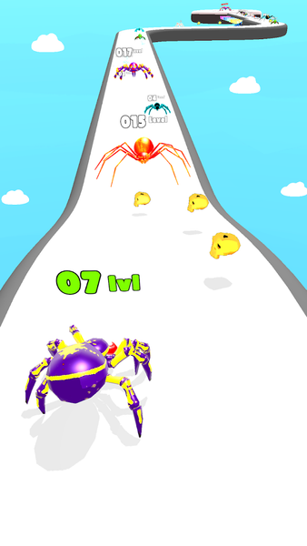 Insect Run - Spider Evolution - Gameplay image of android game